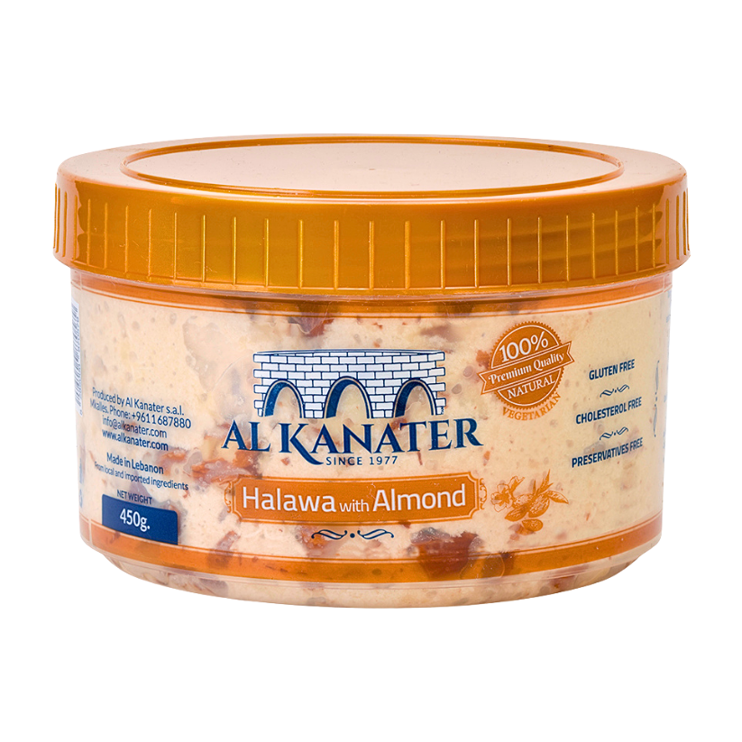 Al Kanater Halawa With Almond -450Gr- القناطر حلاوة باللوز
