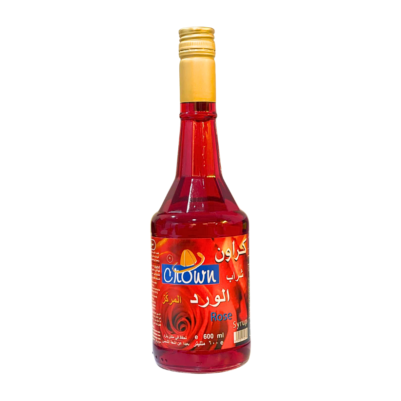 Crown Rose Syrup -600ml- كراون شراب الورد