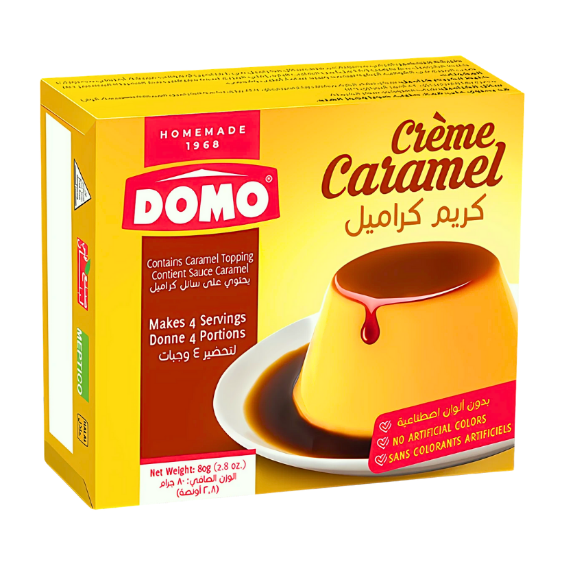 Domo Creme Caramel - 80g - دومو كريم كراميل