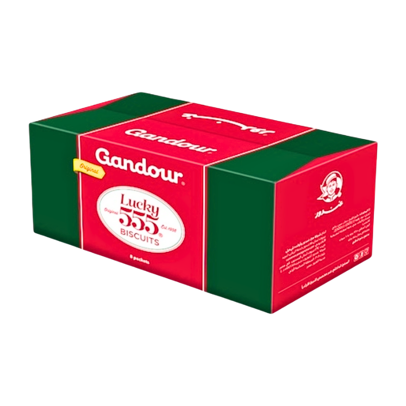 Gandour 555 Lucky Biscuits box بوكس بسكوت غندور ٥٥٥