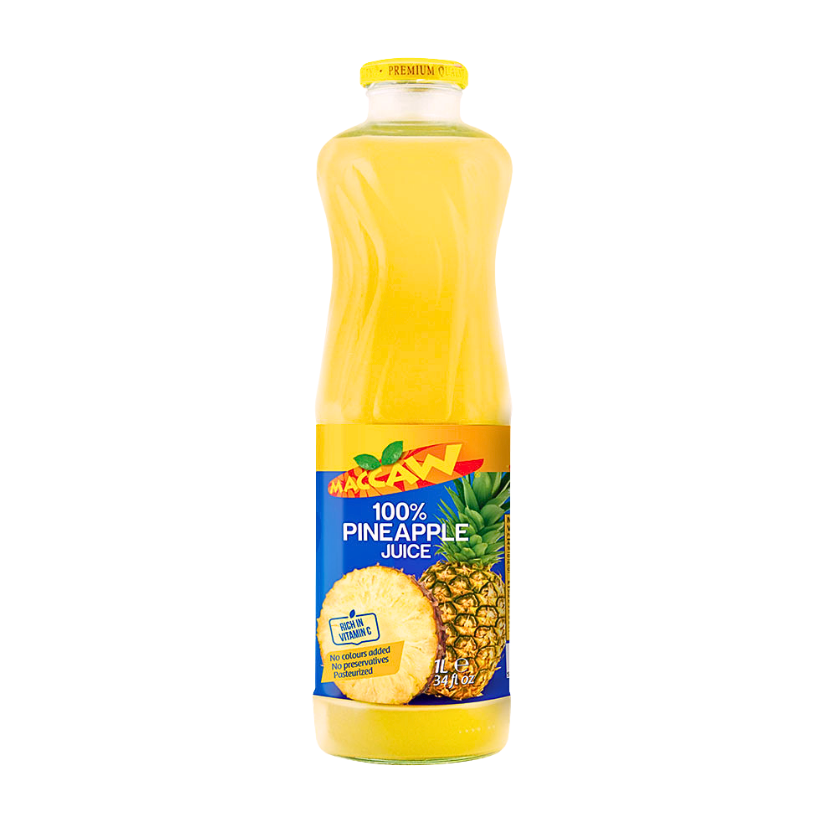 Maccaw pineapple 1L juice عصير ماكاو اناناس