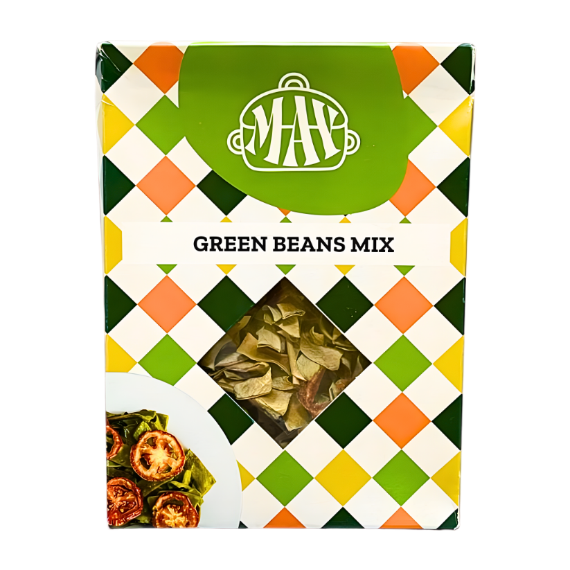 May Dried Green Beans Mix - 80G - ماي لوبية بزيت مجففة