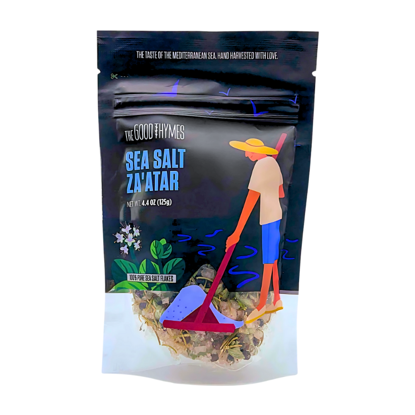 The Good Thymes Sea Salt Za'atar - 125g- ذا غود ثايمز ملح بحري بالزعتر