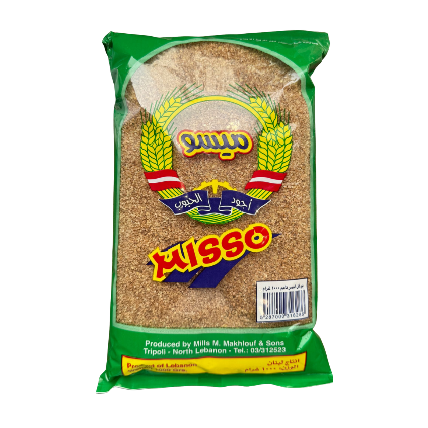 Misso – Brown Bulgur (1000g) ميسو – برغل ناعم اسمر (١٠٠٠ غرام)