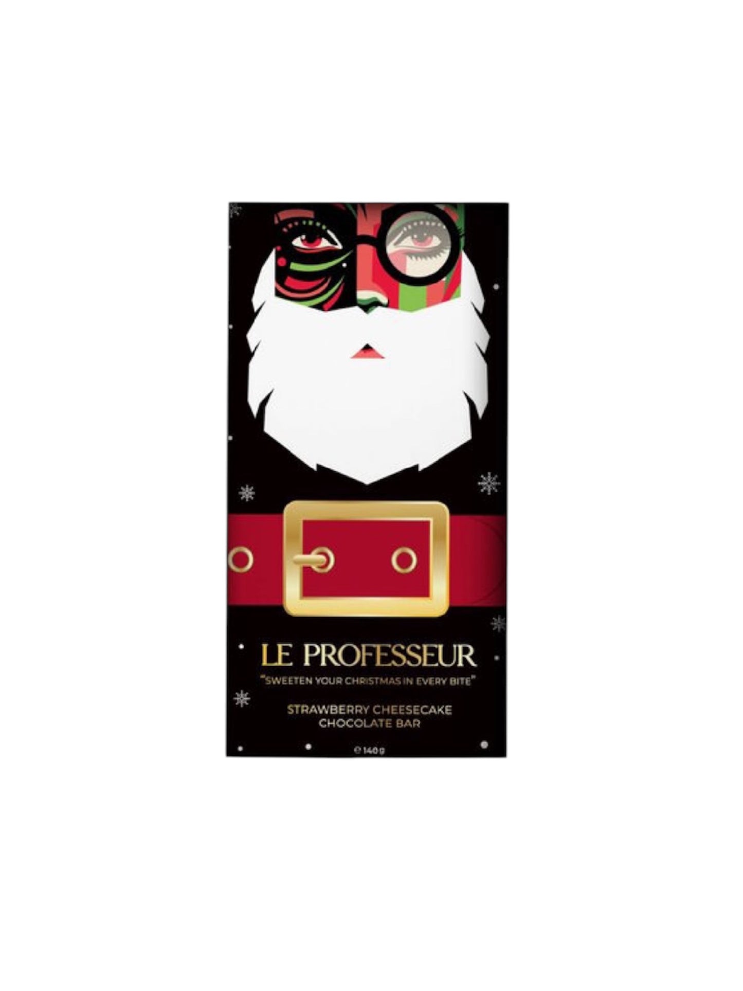 Le Professeur Strawberry Cheesecake Chocolate bar 140Gr