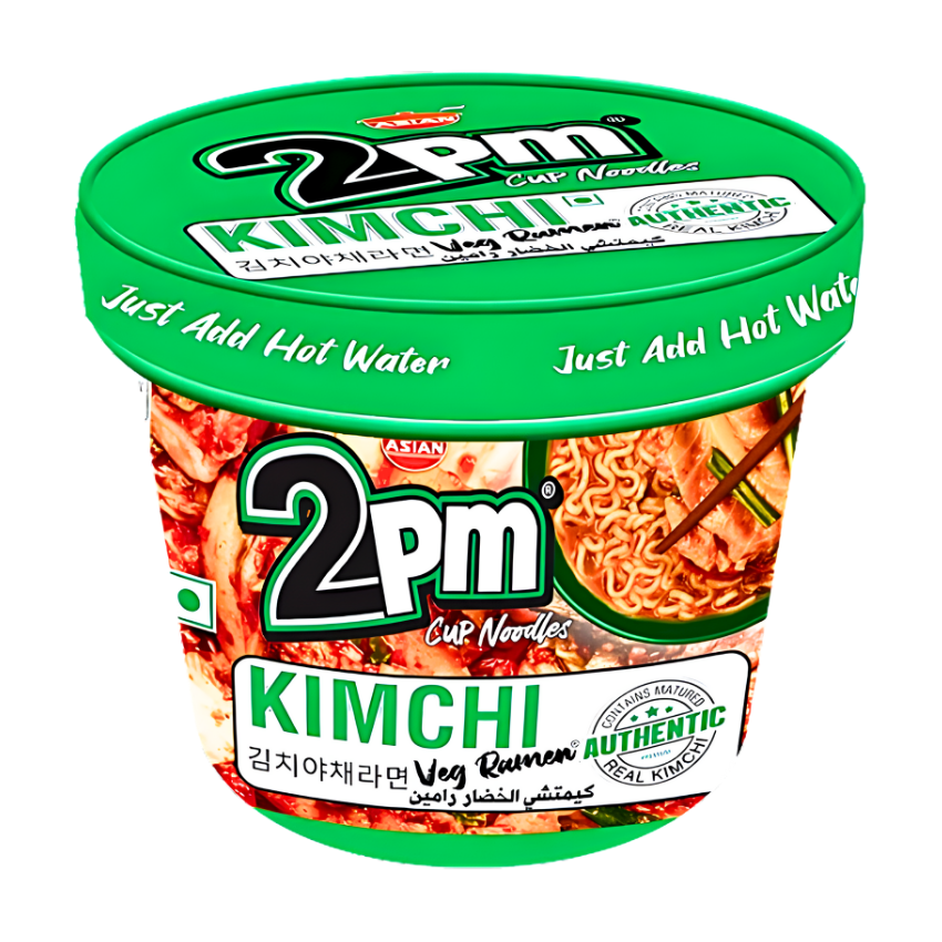 2PM Cup Noodles Kimchi Veg Ramen 70g -  نودلز بكوب رامن كيمتشي بالخضار 70 غ