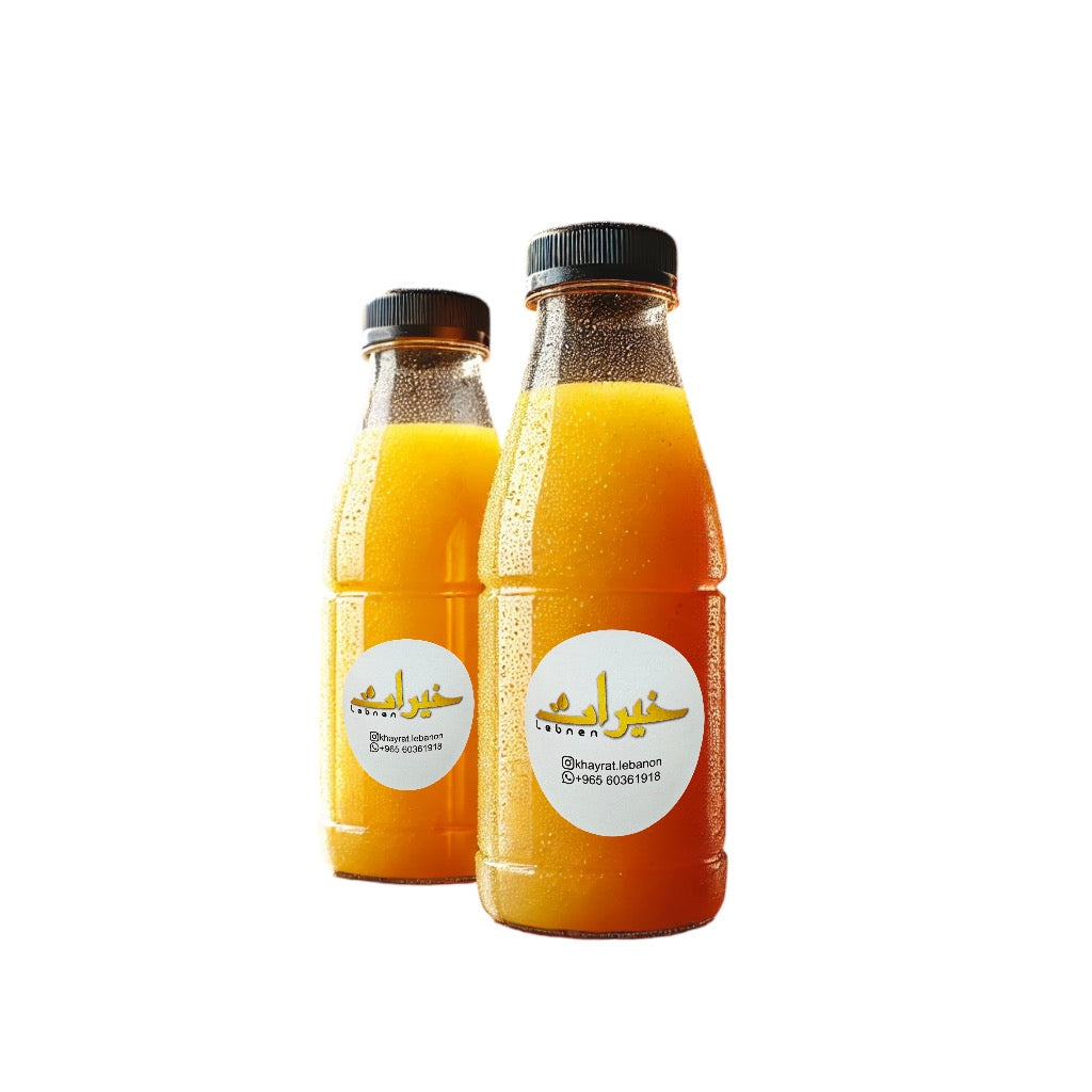 Fresh orange juice 2 sizes عصير برتقال فريش