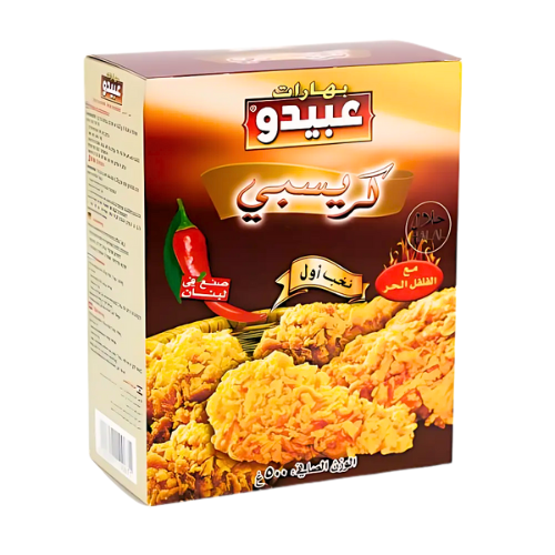 Abido Crispy Chicken Coating Mix (Hot) – 500 g عبيدو خلطة تغليف كرسبي حارة – ٥٠٠ غرام