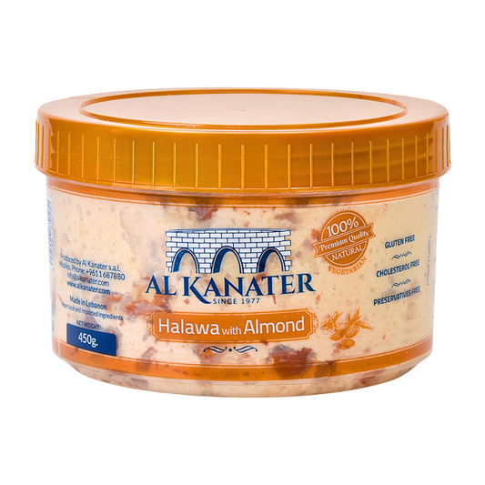 Al Kanater Halawa With Almond -450Gr- القناطر حلاوة باللوز