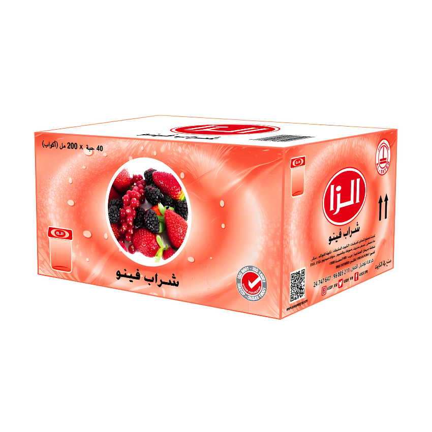 Alza Vino Drink Cup 200ml - ألزا مشروب فينو كوب ٢٠٠ مل