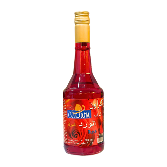 Crown Rose Syrup -600ml- كراون شراب الورد
