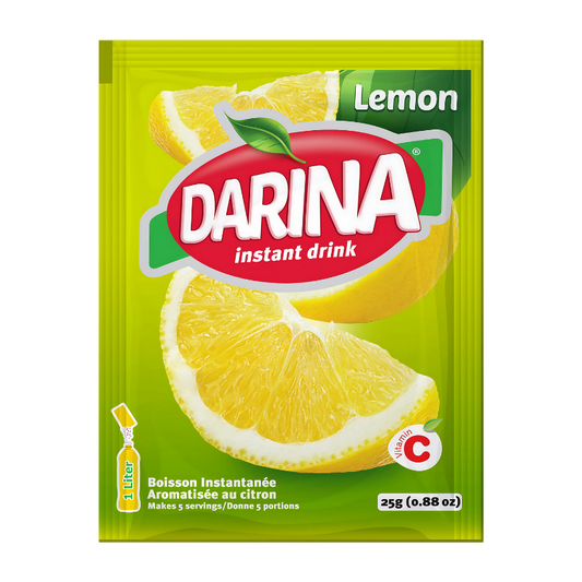 DARINA LEMON INSTANT DRINK 25G دارينا عصير ليمون سريع التحضير