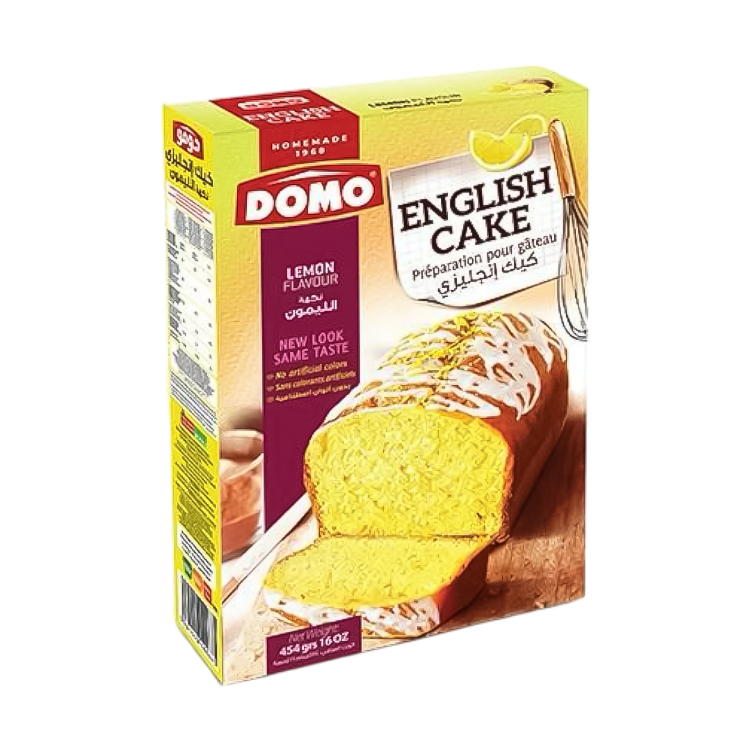 Domo English Cake Lemon Flavor - 454g