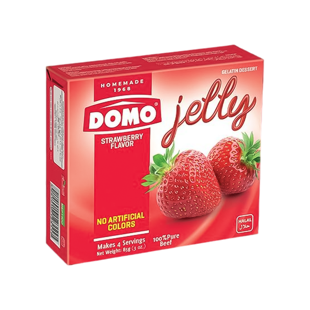 Domo Jelly Strawberry Flavor - 85g