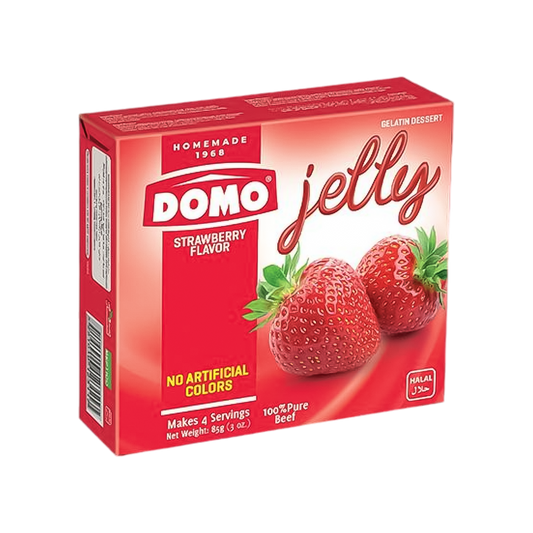 Domo Jelly Strawberry Flavor - 85g