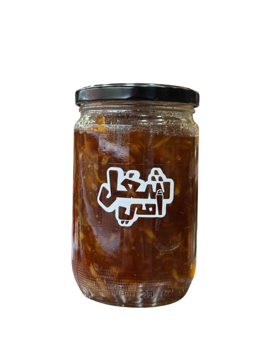 Sheghel emei apple cinnamon jam 900Gr شغل امي مربى التفاح بالقرفة