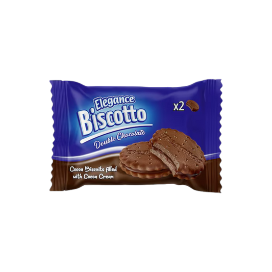 Elegance Choco Biscotto Double Chocolate - 34G