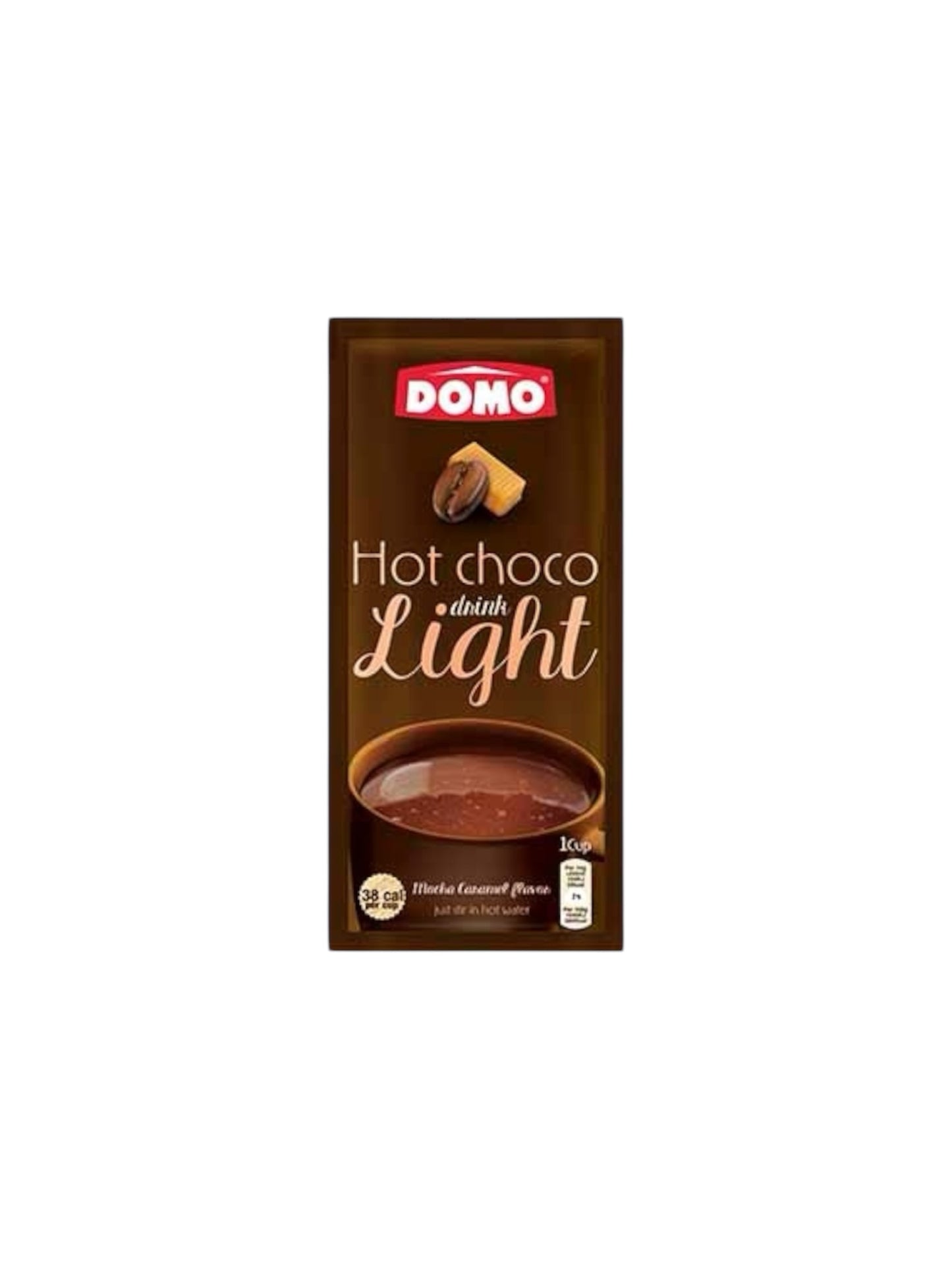 Domo hot chocolate mocha caramel pack دومو هوت شوكلت لايت موكا كراميل