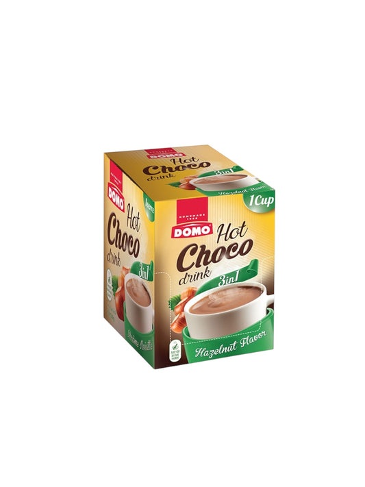 Domo hot chocolate hazelnut box 12pcs دومو هوت شوكلت بوكس