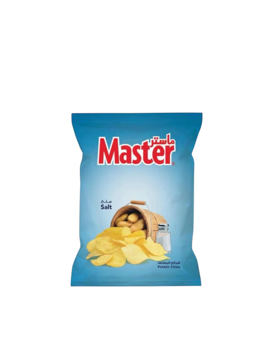 Master salt chips 14g تشبس ماستر ملح صغير