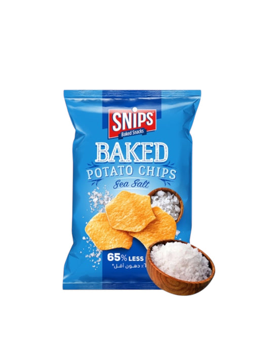 Snips sea salt baked chips شيبس سنيبس بالملح