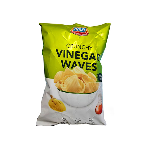 Dolsi Crunchy Vinegar Waves Chips دولسي بالخل والملح