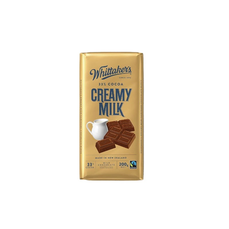 Whittaker's Creamy Milk Block 200g