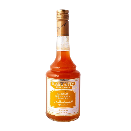 Kassatly Chtaura Apricot Syrup (Kamardine) - 600ml