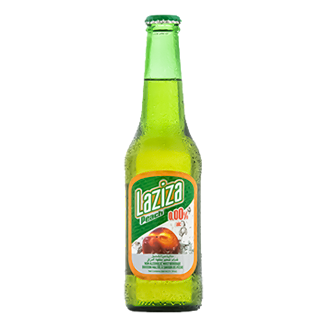 Laziza Peach Non Alcoholic Beverage - 330ml