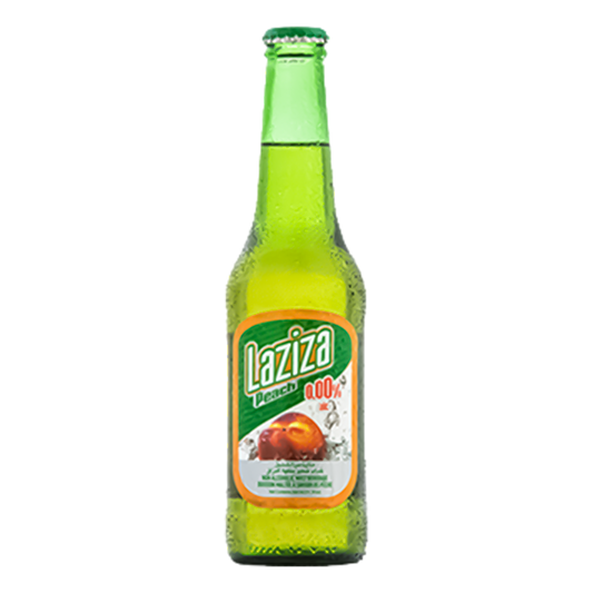 Laziza Peach Non Alcoholic Beverage - 330ml