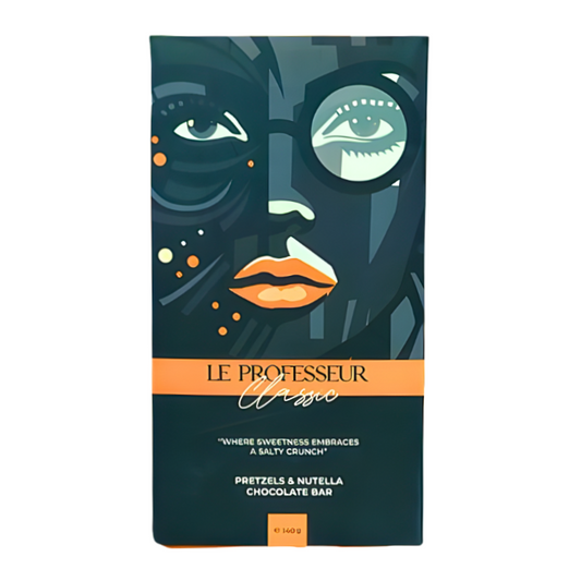 Le Professeur Pretzels & Nutella Chocolate Bar 140g