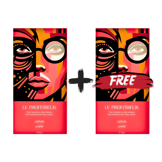 Le Professeur Signature Lotus 140G Buy 1 Get 1 Free - البروفيسور شوكولا باللوتس إشترِ 1 واحصل على 1 مجاناً