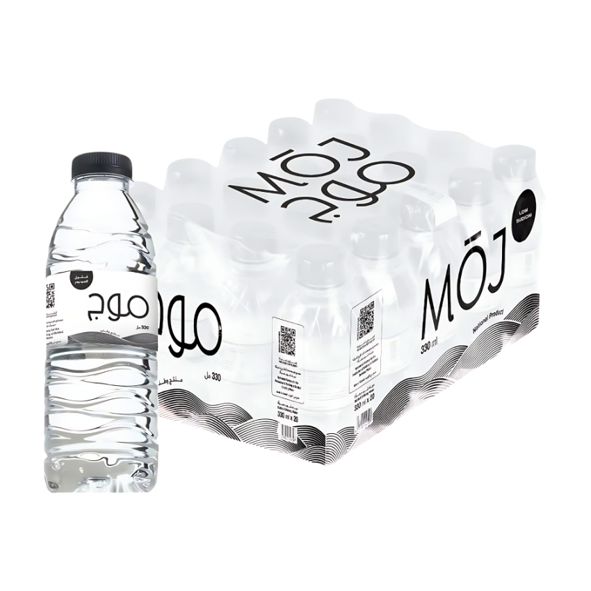 Moj Drinking Water 330ml - موج مياه شرب نقية 330 مل