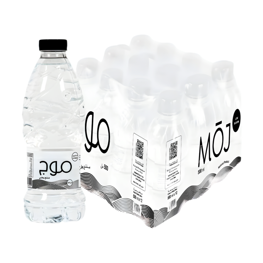 Moj Drinking Water 500ml - موج مياه شرب نقية 500 مل