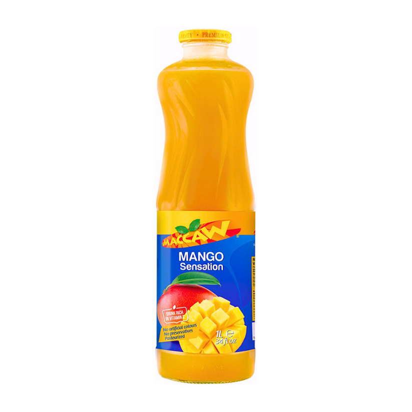 Maccaw mango 1L juice عصير ماكاو مانجو