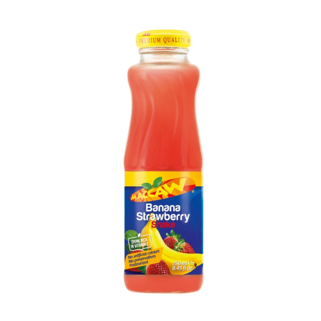 Maccaw Strawberry And Banana Drink - 250ml