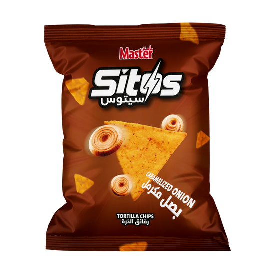 Master Sitos Tortilla Chips Caramelized Onion - 80G