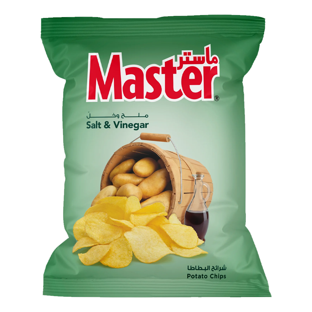 Master Vinegar Chips large ماستر شيبس حجم كبير