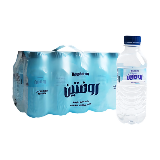 Rawdatain Drinking Water 330mL - روضتين مياه شرب نقية 330مل