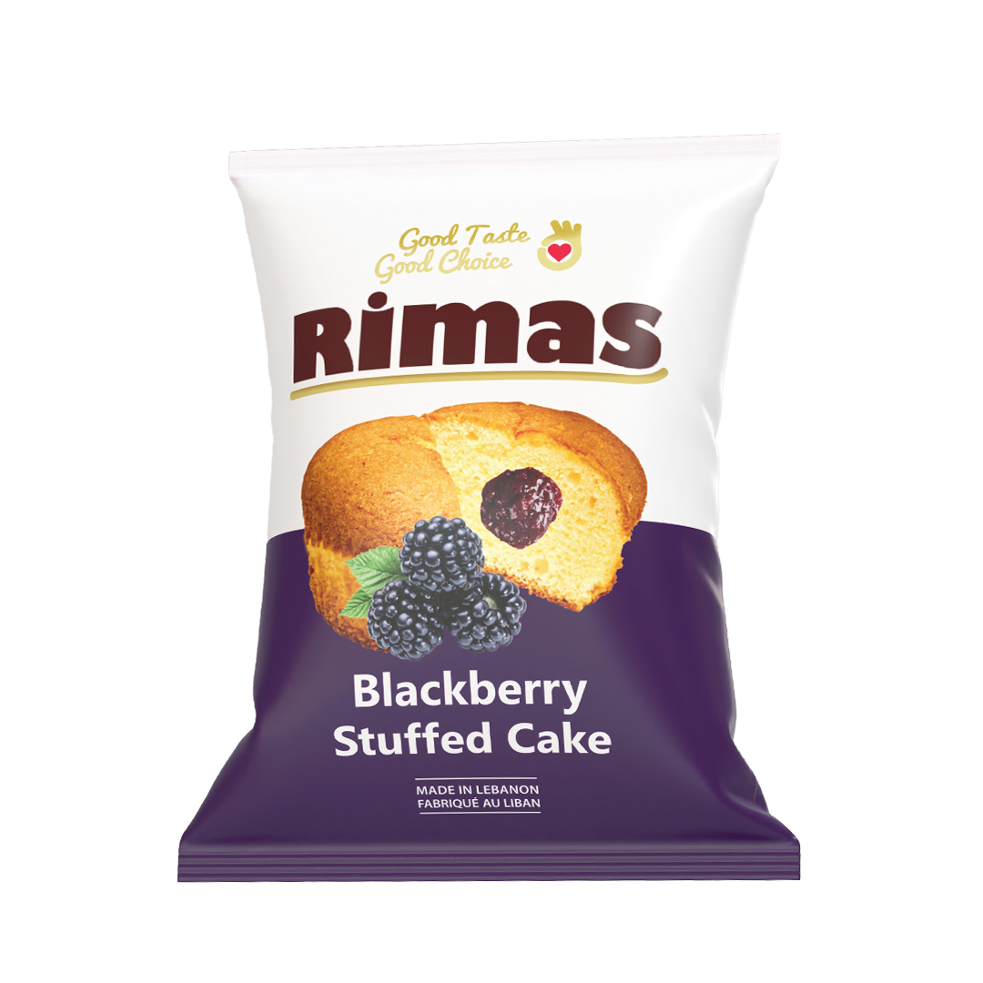 Rimas Blackberry Stuffed Cake - ريماس كيك محشو بالتوت الأسود