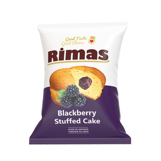 Rimas Blackberry Stuffed Cake - ريماس كيك محشو بالتوت الأسود