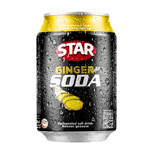 Star Ginger Ale Soda Carbonated Soft Drink 300ml - ستار صودا بالزنجبيل مشروب غازي 300 مل