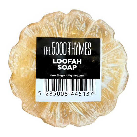 The Good Thymes Za'atar Loofah Soap - ذا جود ثايمز صابون زعتر مع ليفة
