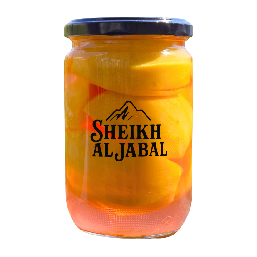Sheikh Al Jabal Peach Compote - شيخ الجبل كومبوت الدّراق