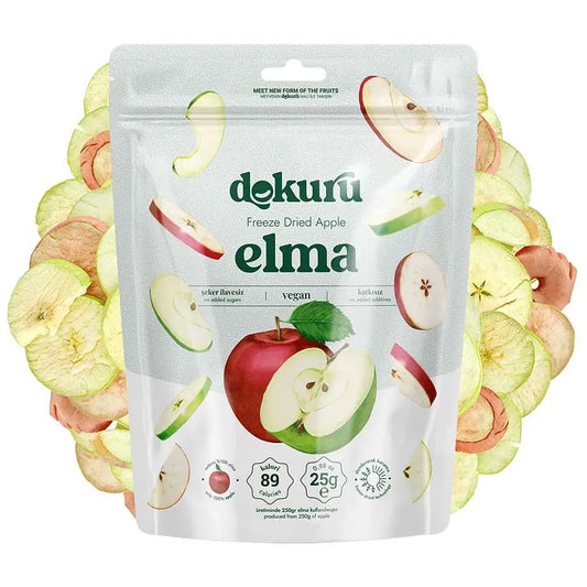 Dokuru Freeze Dried Apple مجففه بالتبريد