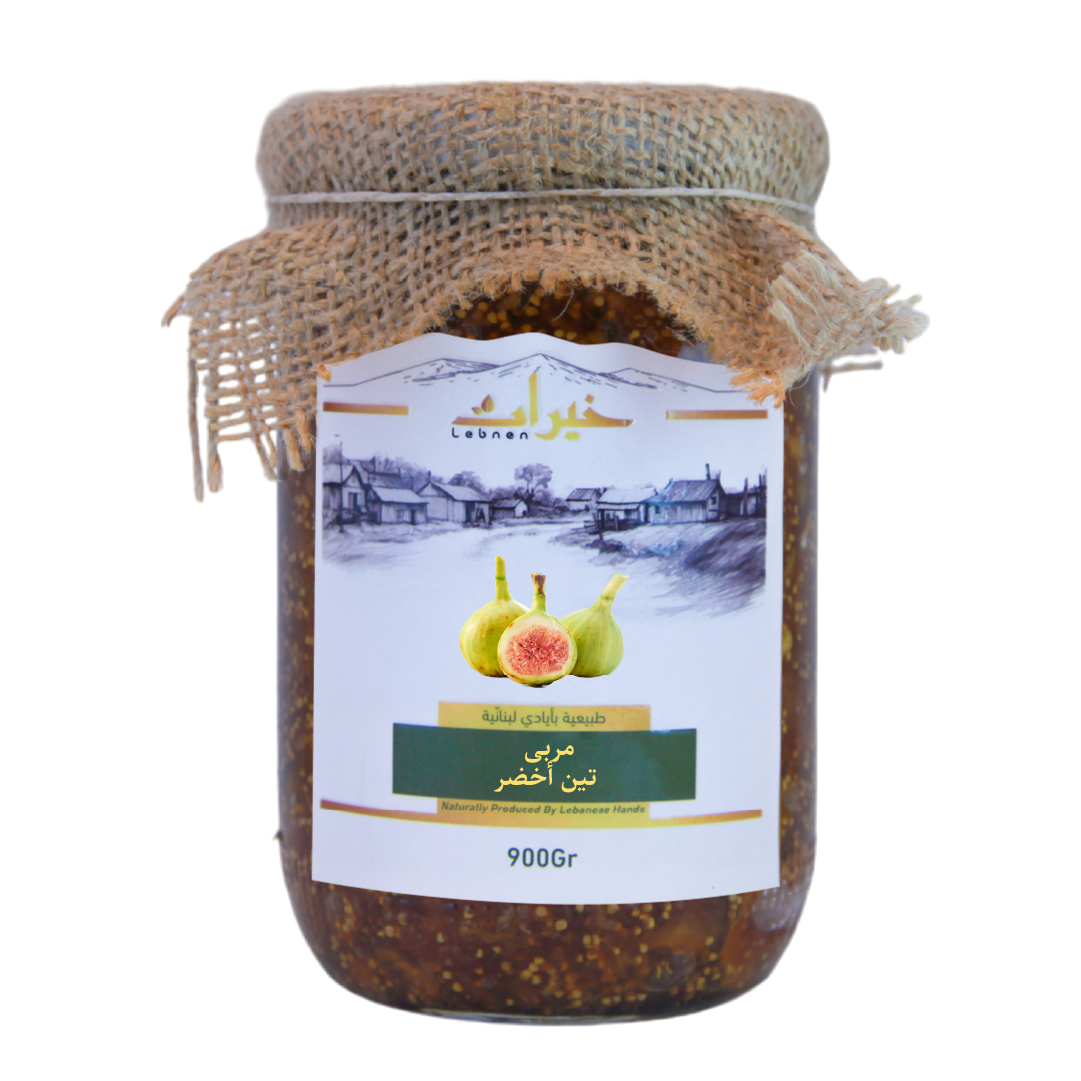 Khayrat Lebnen Green Fig Jam - خيرات لبنان مربى التين الاخضر