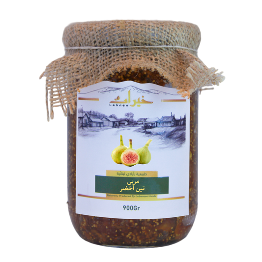 Khayrat Lebnen Green Fig Jam - خيرات لبنان مربى التين الاخضر